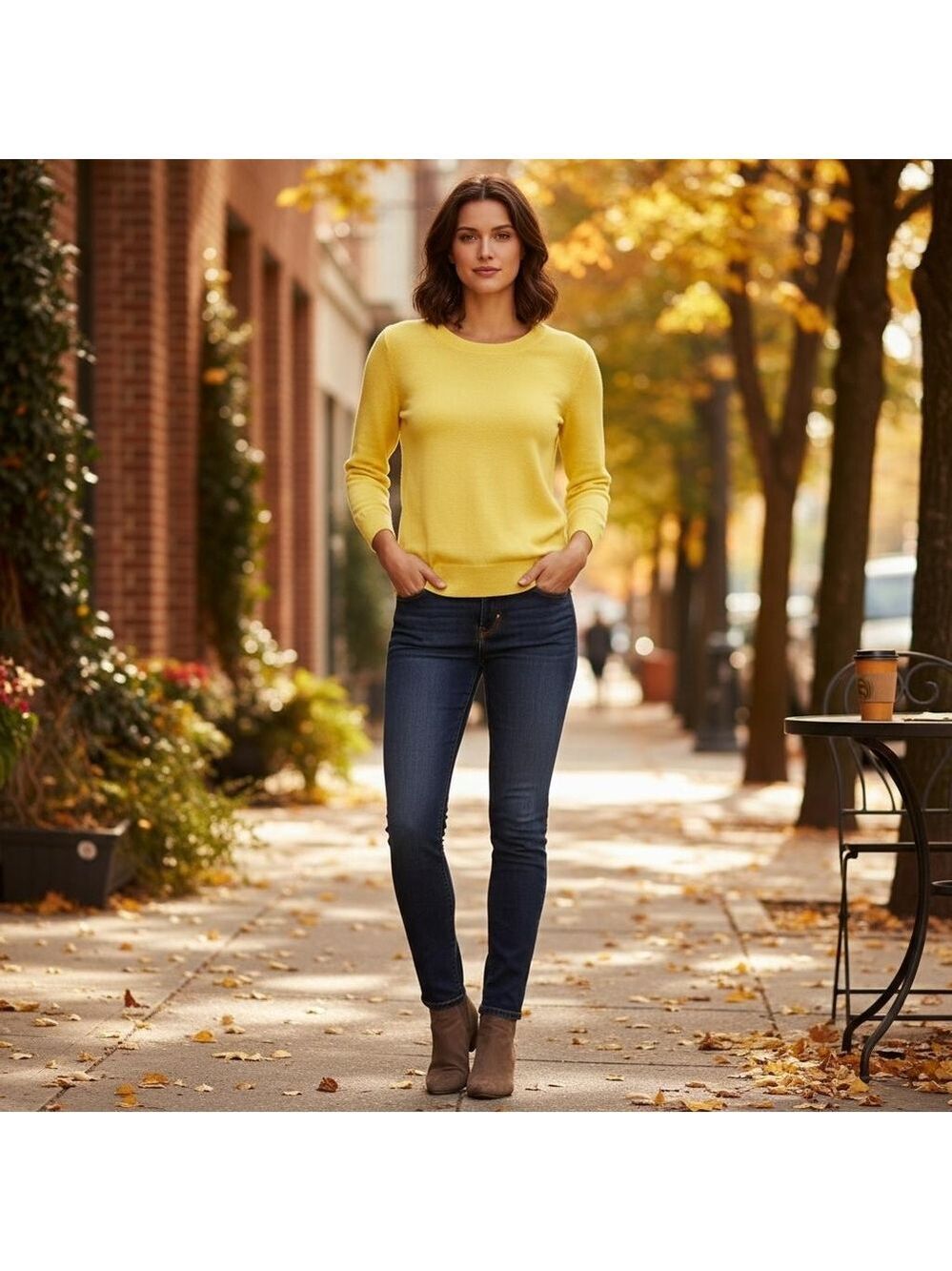 J. Crew Yellow Sweater Size XXS